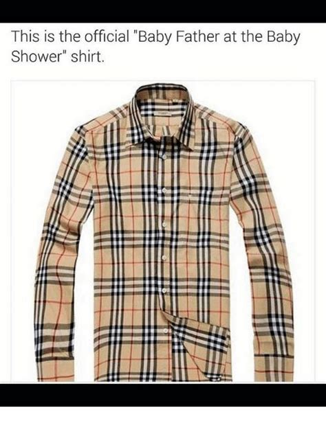 burberry baby shower shirt cheap|burberry baby shower shirt meme.